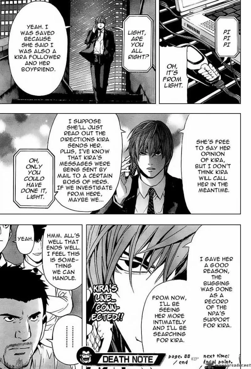 Death Note Chapter 88 page 20
