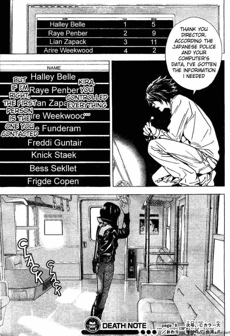 Death Note Chapter 9 page 19