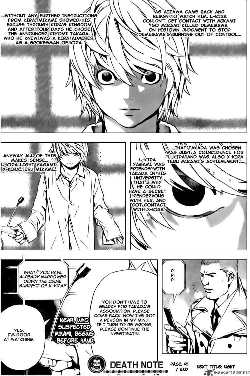 Death Note Chapter 91 page 20