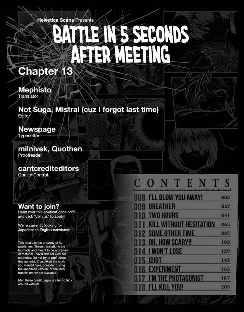 Deatte 5 Byou de Battle Chapter 13 page 1