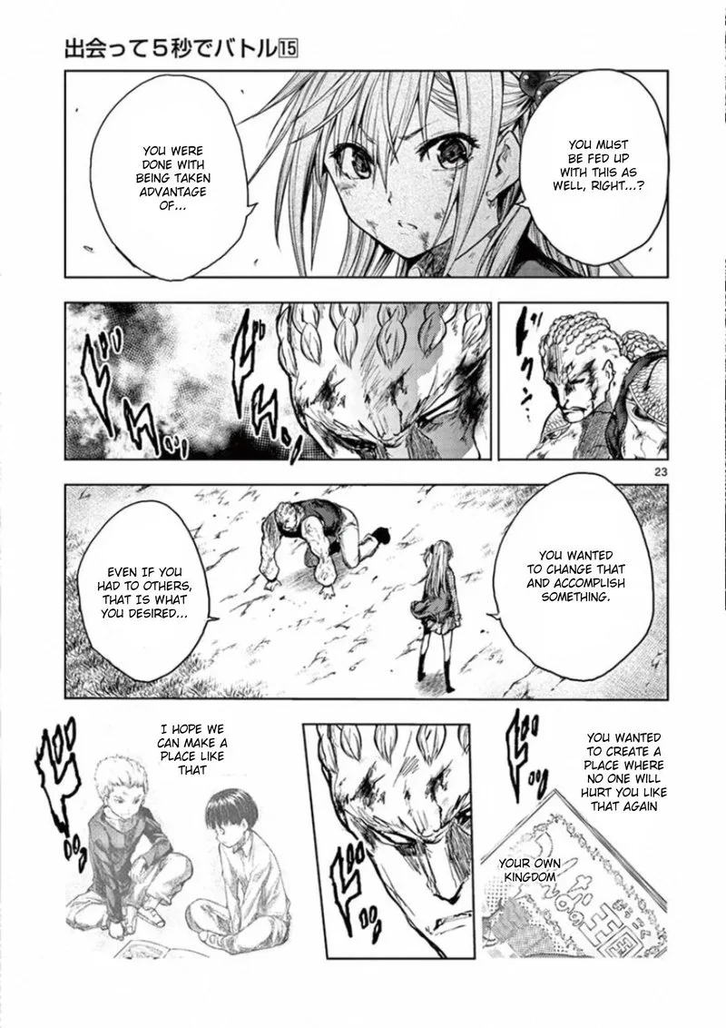 Deatte 5 Byou de Battle Chapter 130 page 23