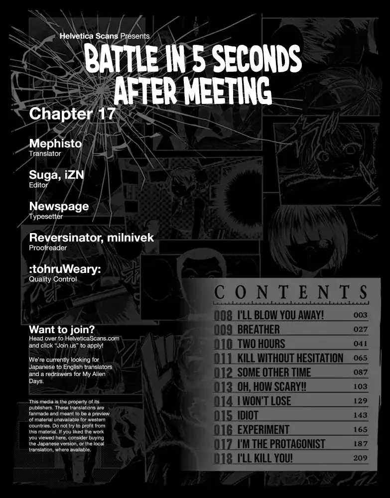 Deatte 5 Byou de Battle Chapter 17 page 1