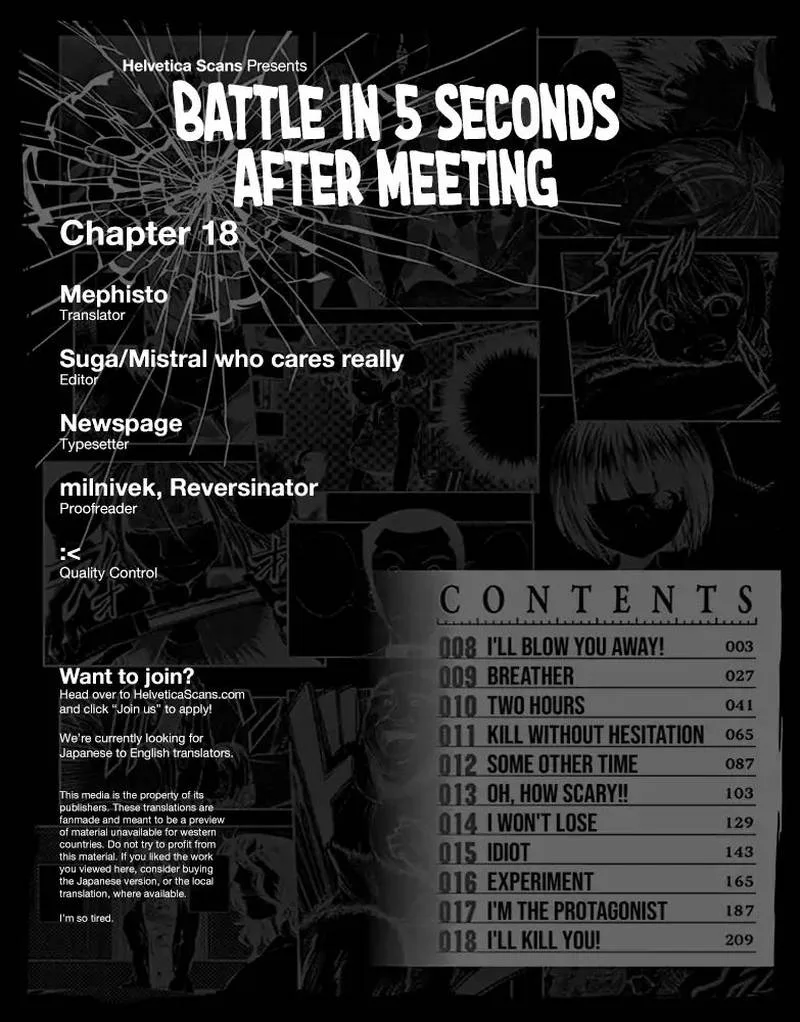 Deatte 5 Byou de Battle Chapter 18 page 1