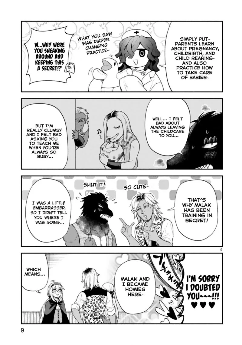 Dekoboko Majo no Oyako Jijou Chapter 34 page 9