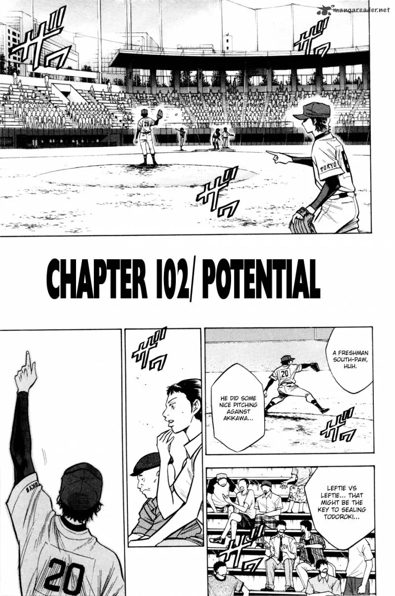 Diamond no Ace Chapter 102 page 2