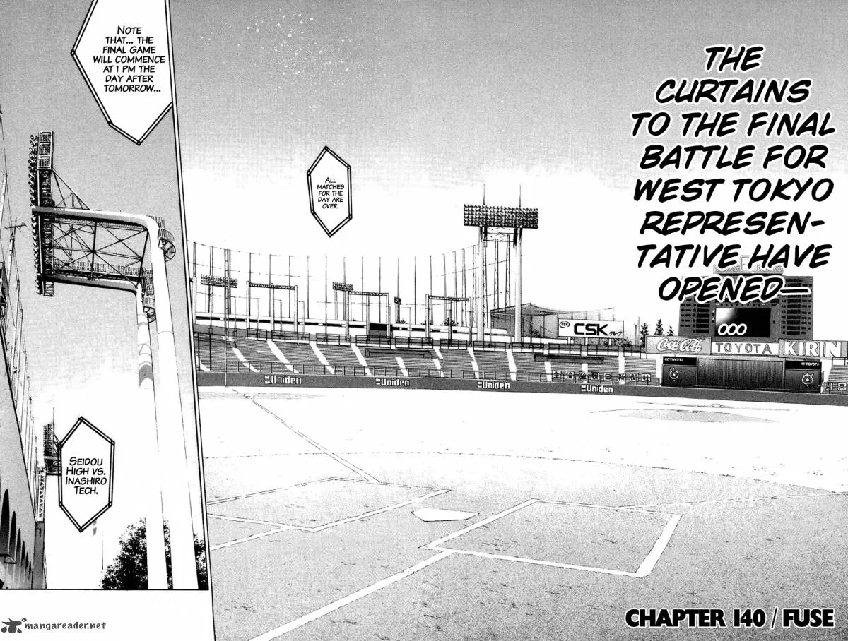 Diamond no Ace Chapter 140 page 8