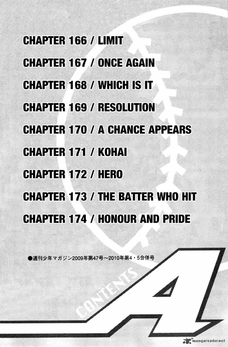 Diamond no Ace Chapter 166 page 4