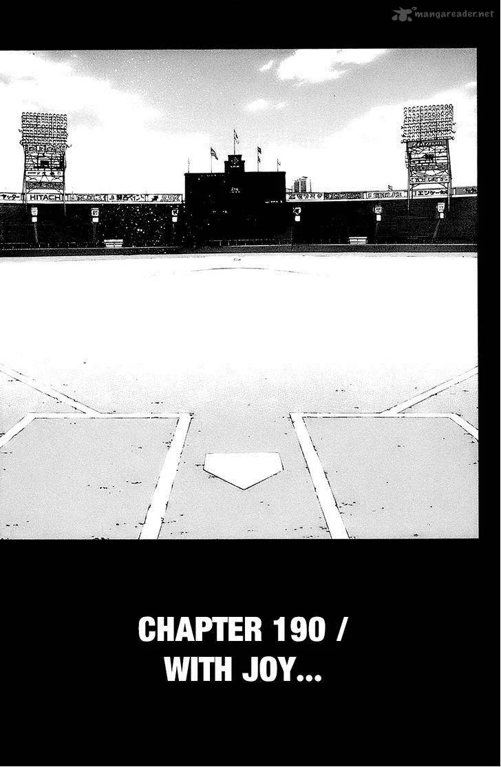 Diamond no Ace Chapter 190 page 3
