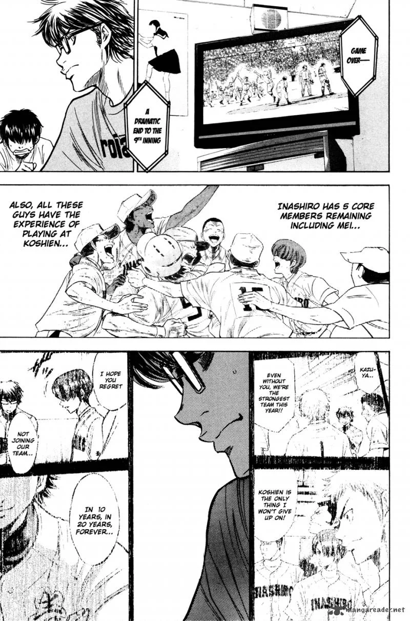 Diamond no Ace Chapter 195 page 19