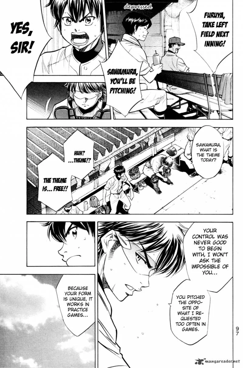 Diamond no Ace Chapter 206 page 11