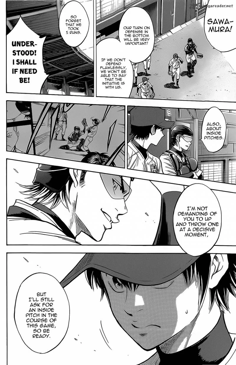 Diamond no Ace Chapter 262 page 14