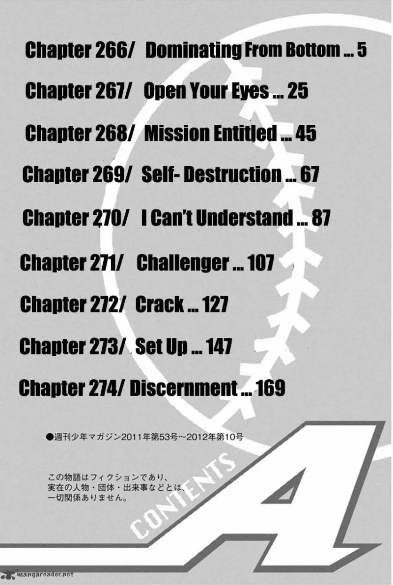 Diamond no Ace Chapter 266 page 6