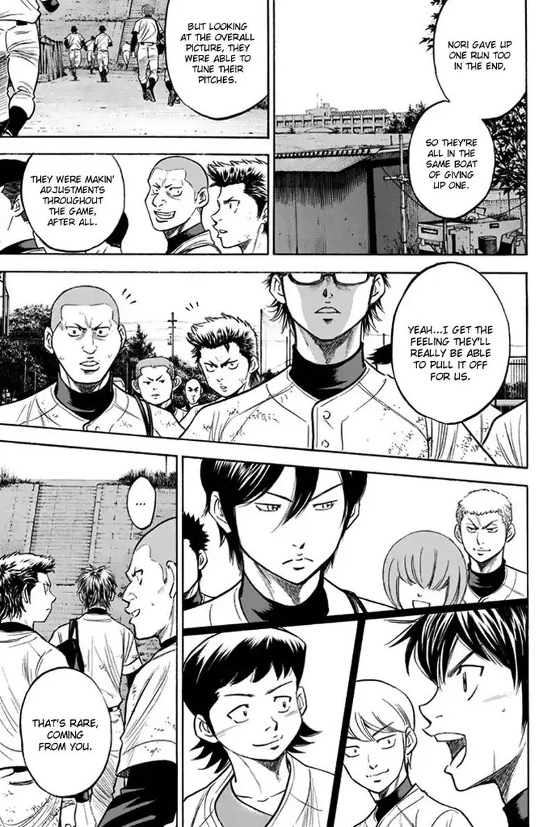Diamond no Ace Chapter 325 page 19