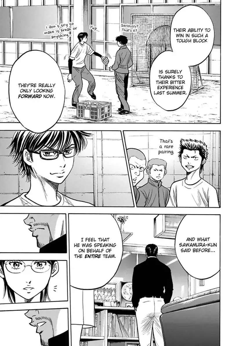 Diamond no Ace Chapter 327 page 19
