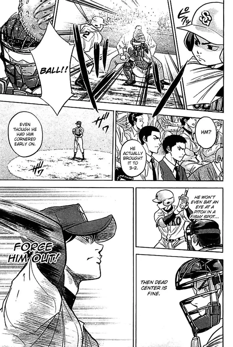 Diamond no Ace Chapter 329 page 14