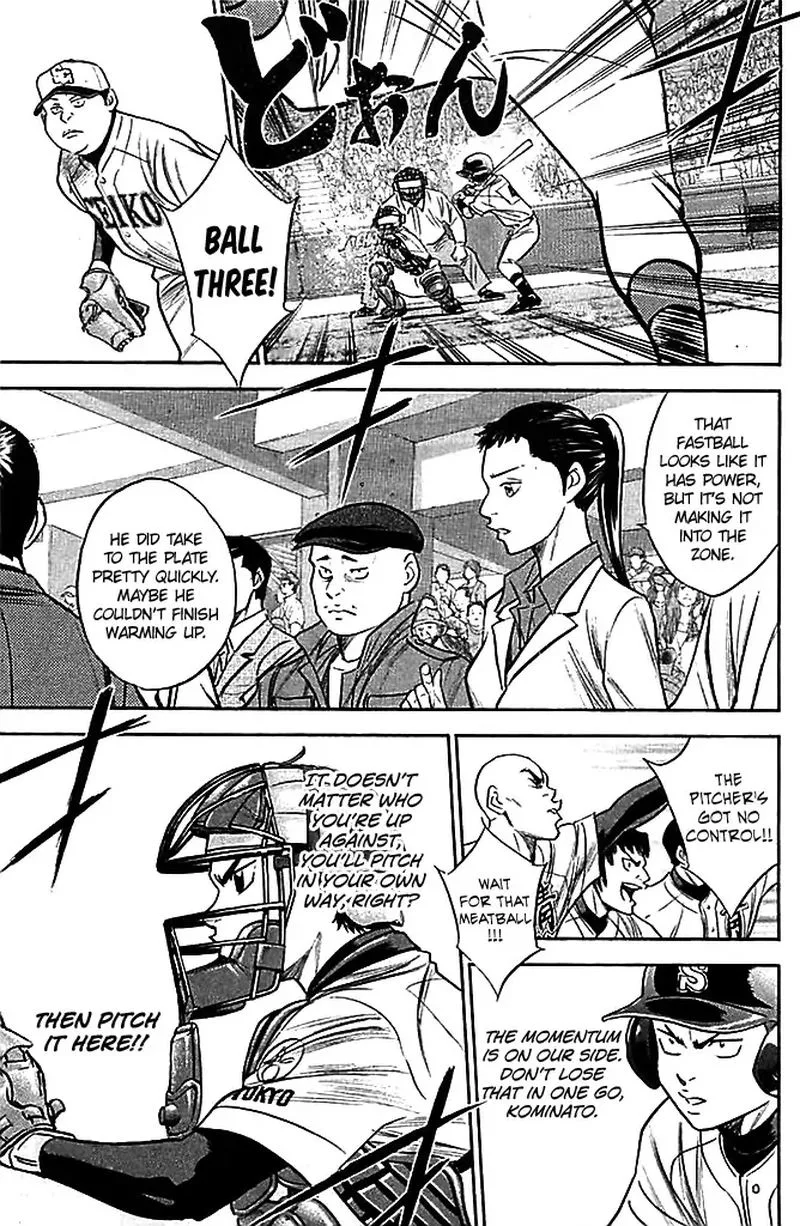 Diamond no Ace Chapter 332 page 3