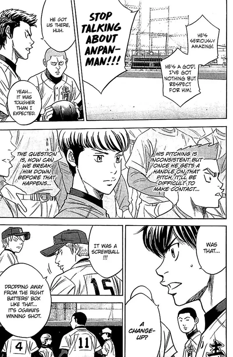 Diamond no Ace Chapter 332 page 19