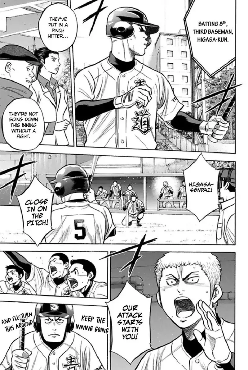 Diamond no Ace Chapter 344 page 9