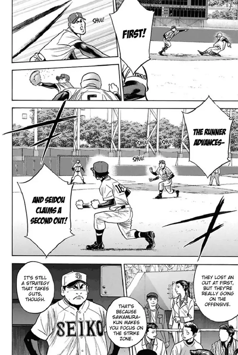 Diamond no Ace Chapter 345 page 10