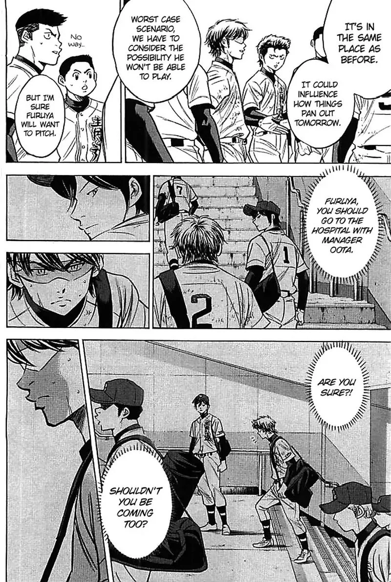 Diamond no Ace Chapter 352 page 9