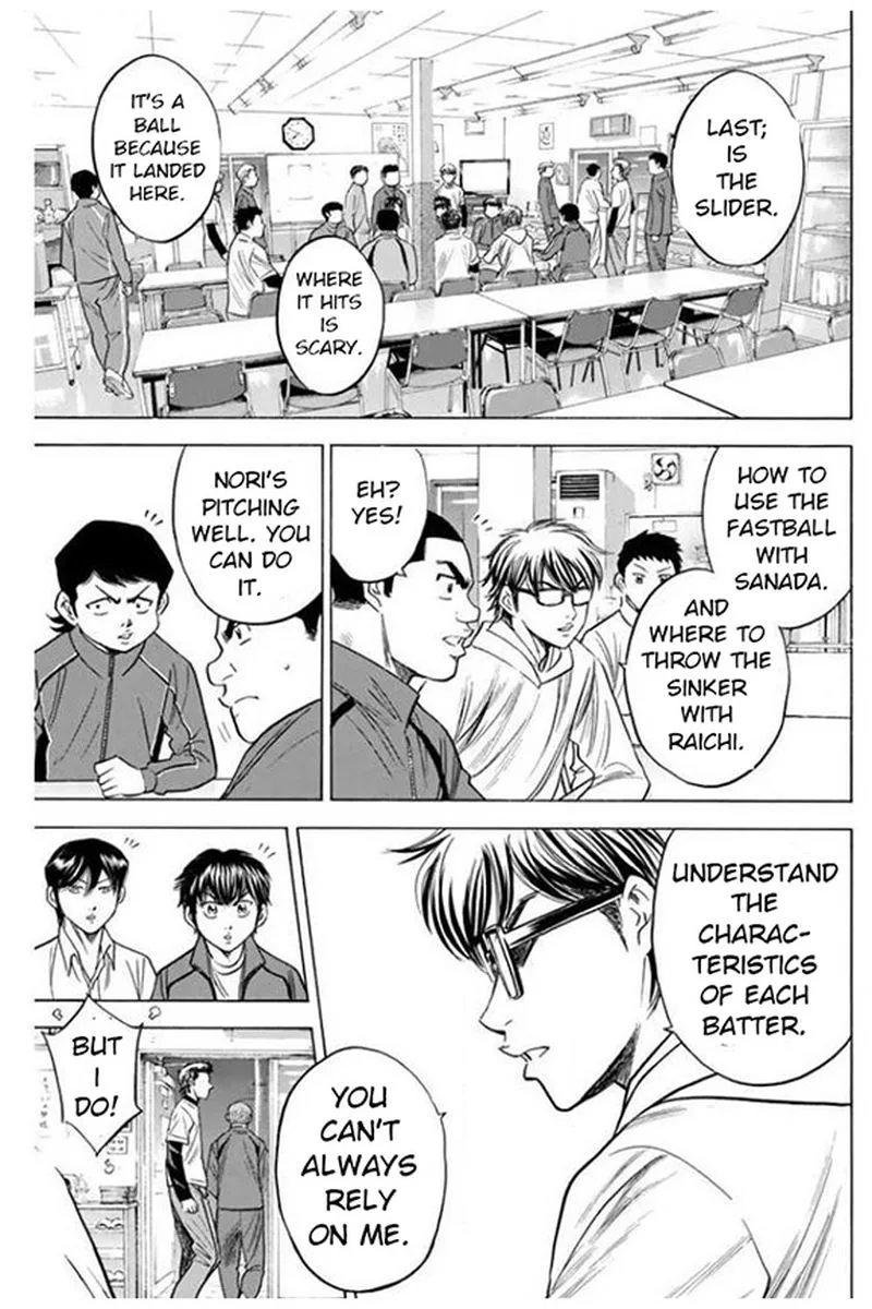 Diamond no Ace Chapter 365 page 19