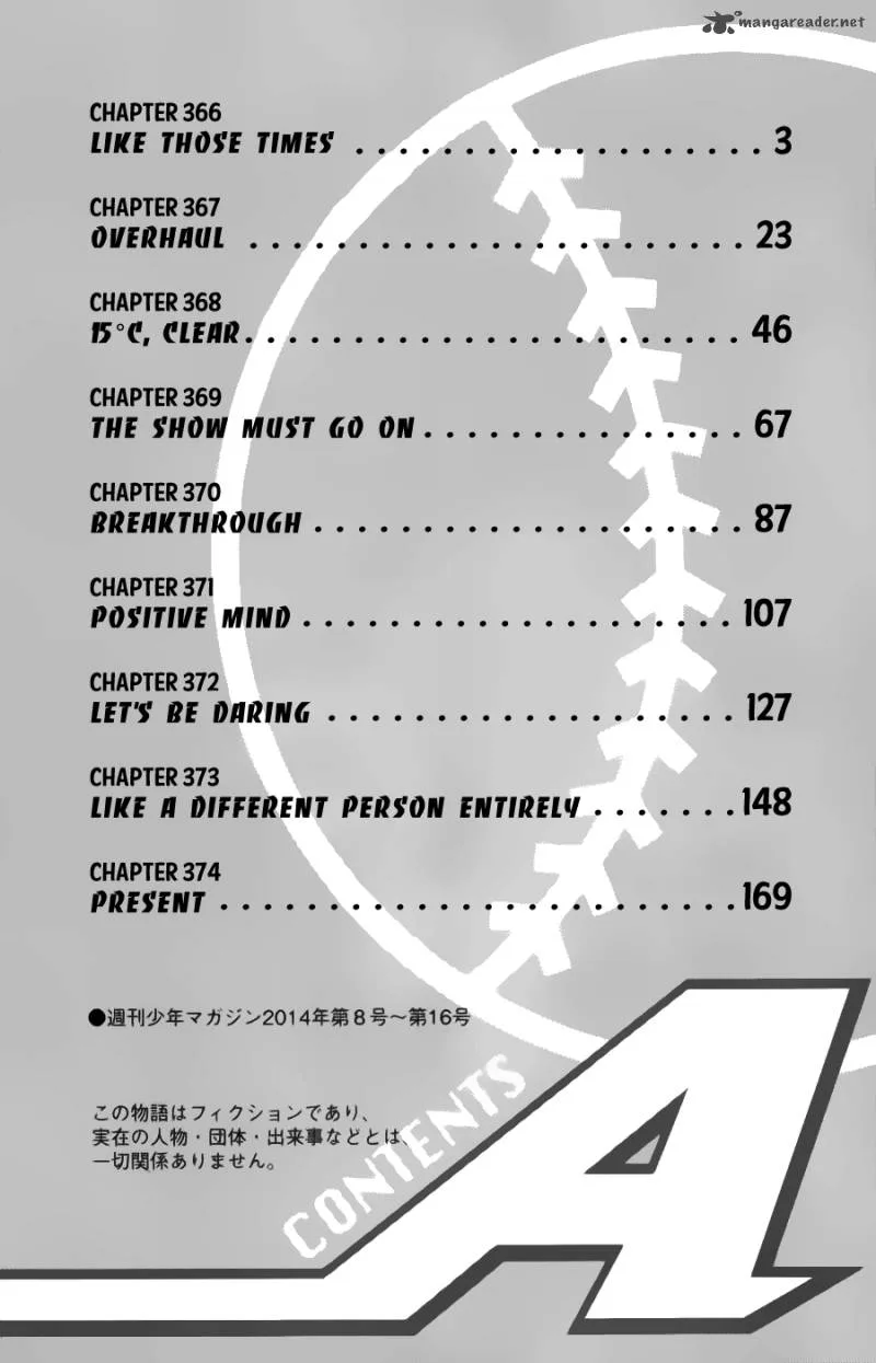 Diamond no Ace Chapter 366 page 3