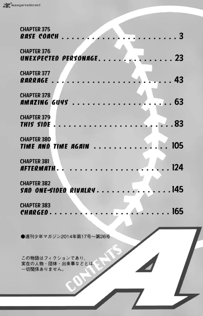 Diamond no Ace Chapter 375 page 3