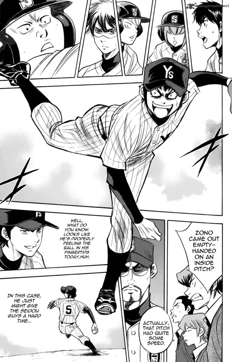Diamond no Ace Chapter 377 page 14