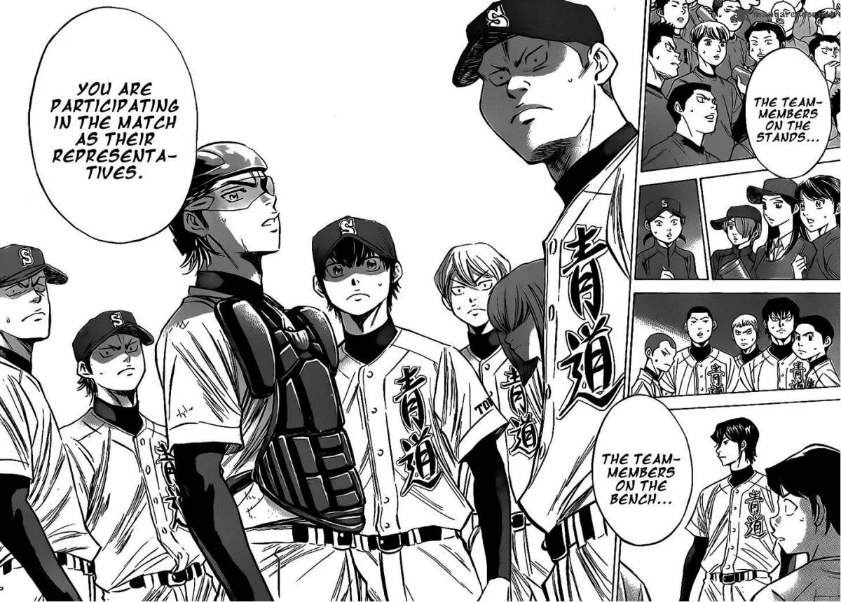 Diamond no Ace Chapter 388 page 9
