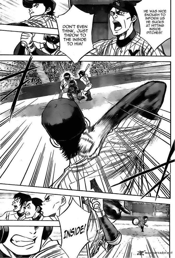 Diamond no Ace Chapter 399 page 14