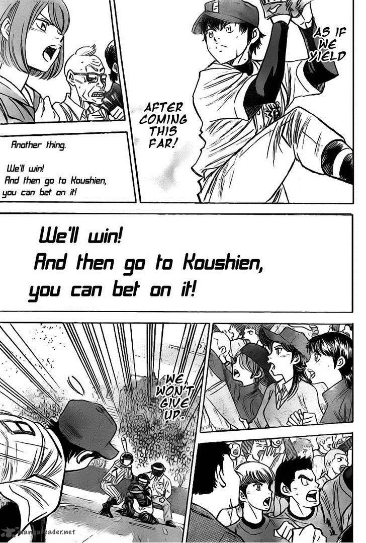 Diamond no Ace Chapter 400 page 12