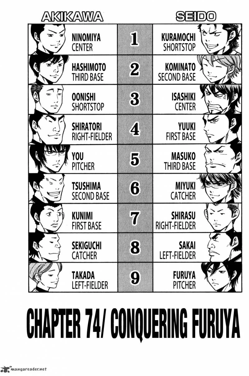 Diamond no Ace Chapter 74 page 2