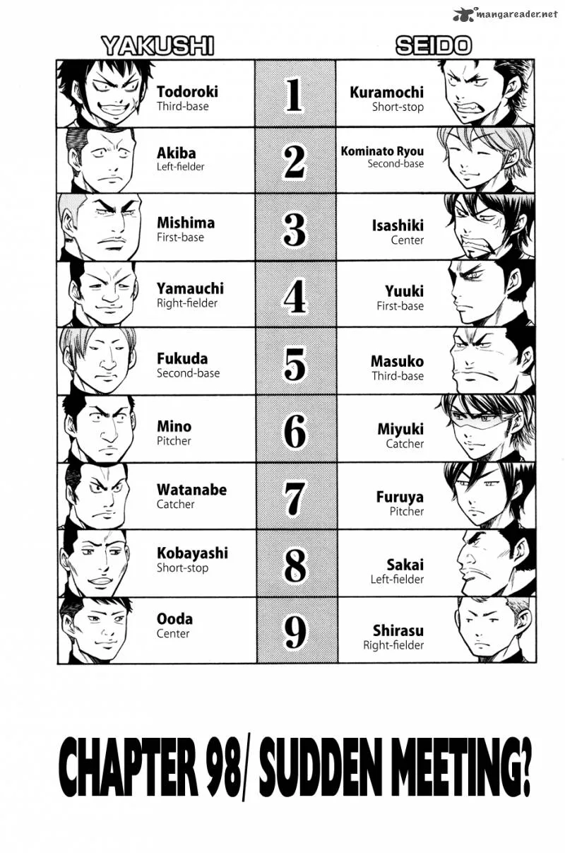 Diamond no Ace Chapter 98 page 2
