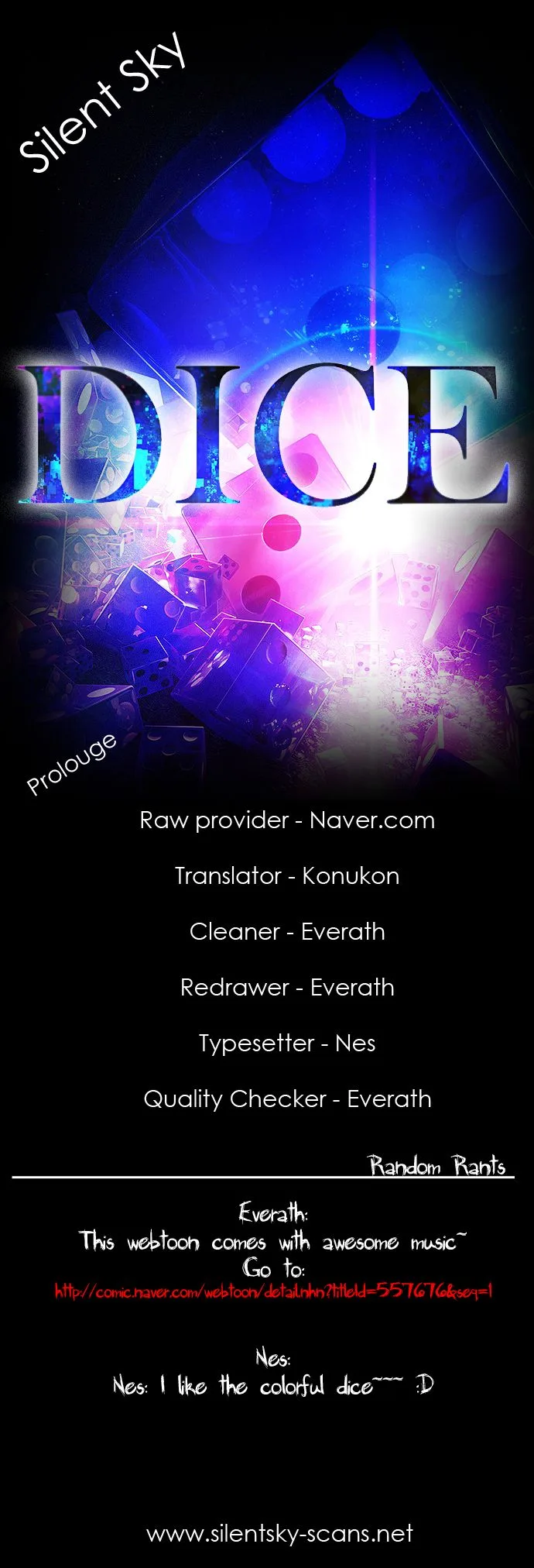 DICE: The Cube that Changes Everything Chapter 0 page 1