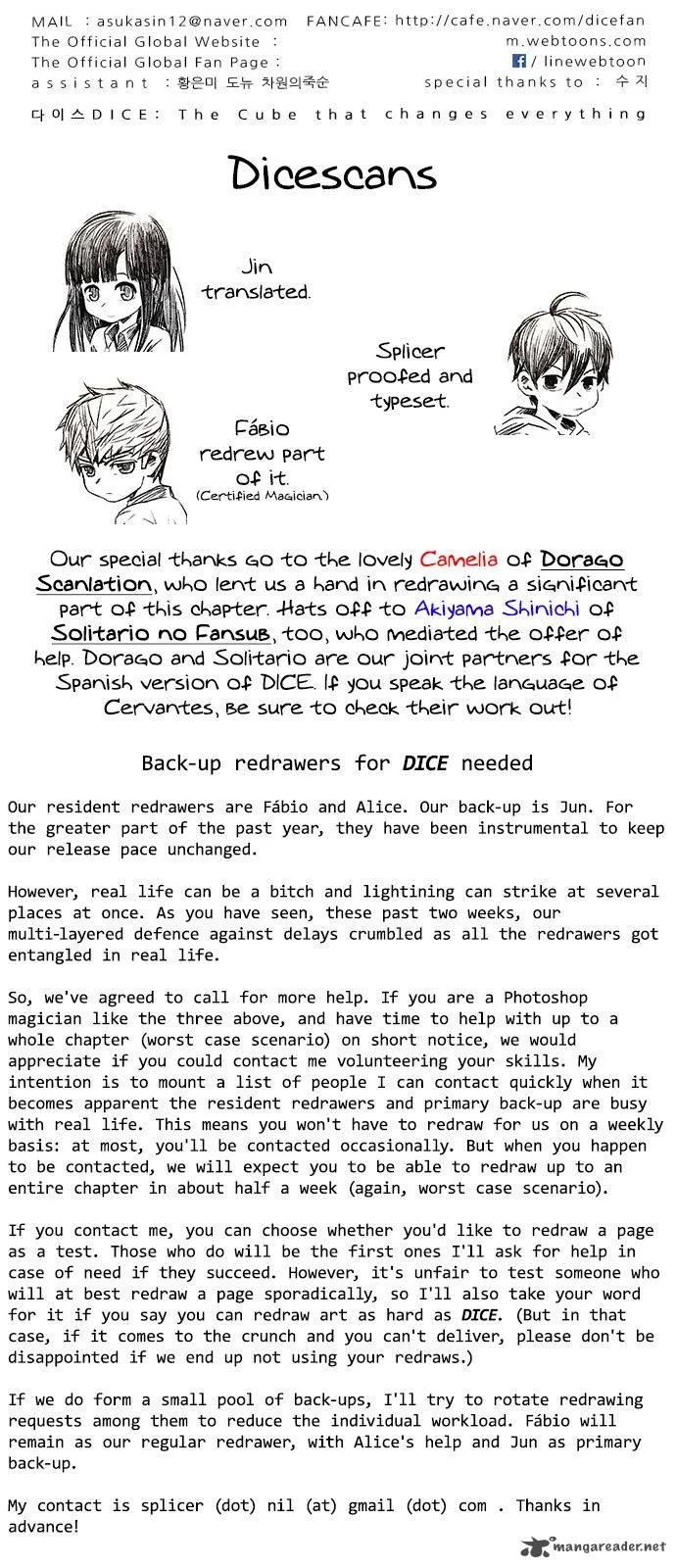DICE: The Cube that Changes Everything Chapter 158 page 58
