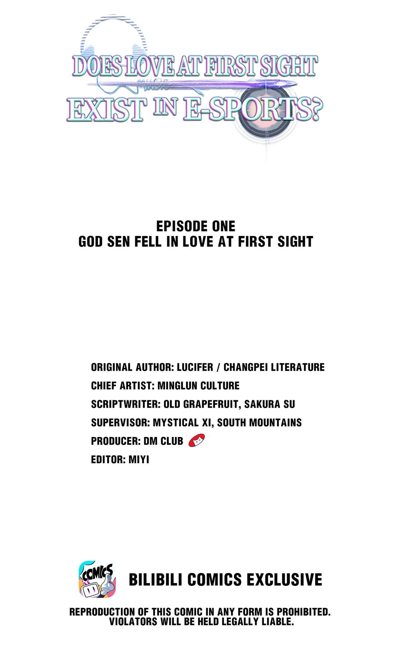 Does Love at First Sight Exist in E-Sports? Chapter 1 page 1