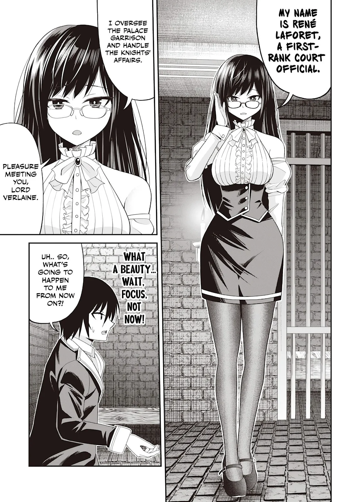 Dokushin Kizoku: Danjohi 1:99 Sekai no Akuyaku Reisoku Chapter 1 page 32