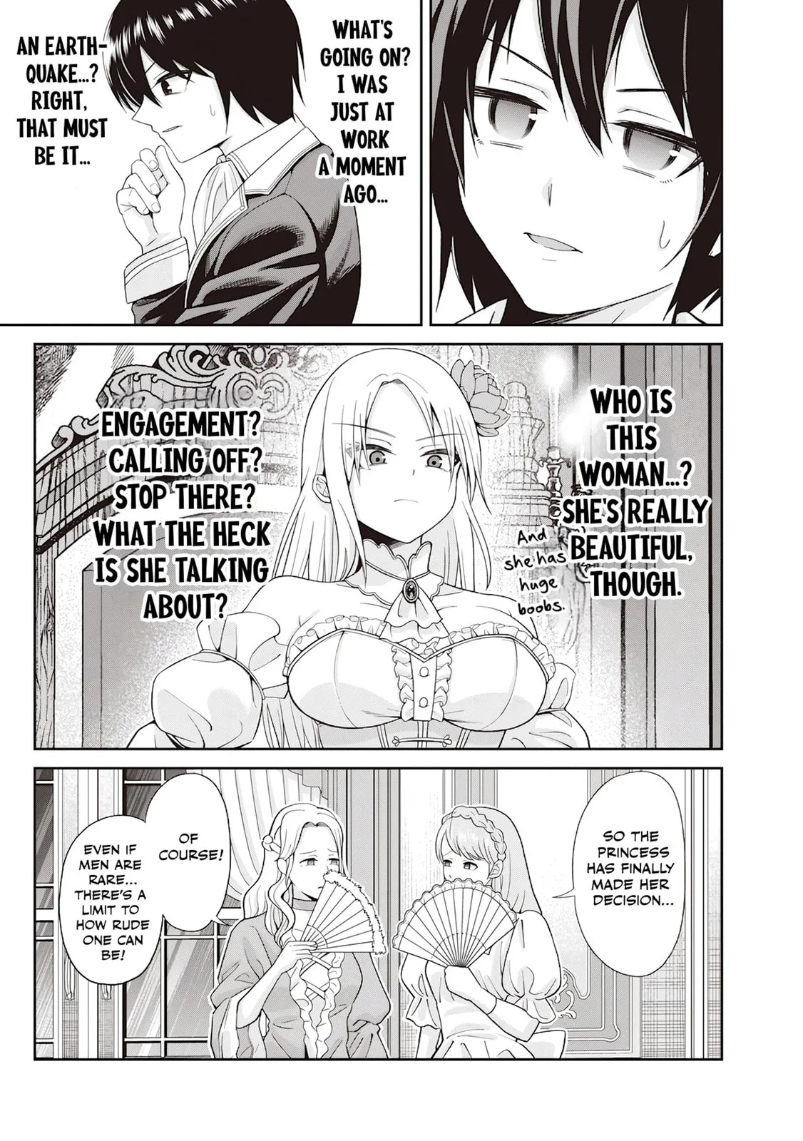 Dokushin Kizoku: Danjohi 1:99 Sekai no Akuyaku Reisoku Chapter 1 page 10