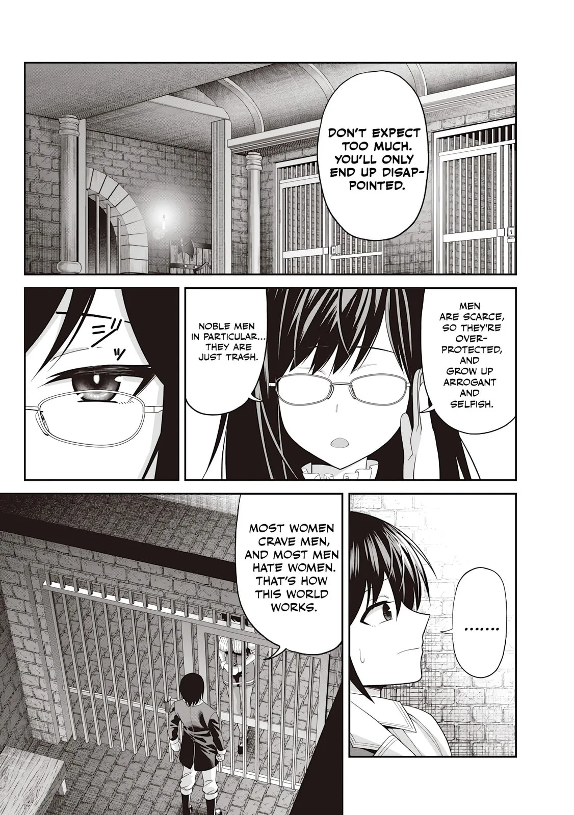 Dokushin Kizoku: Danjohi 1:99 Sekai no Akuyaku Reisoku Chapter 1 page 40