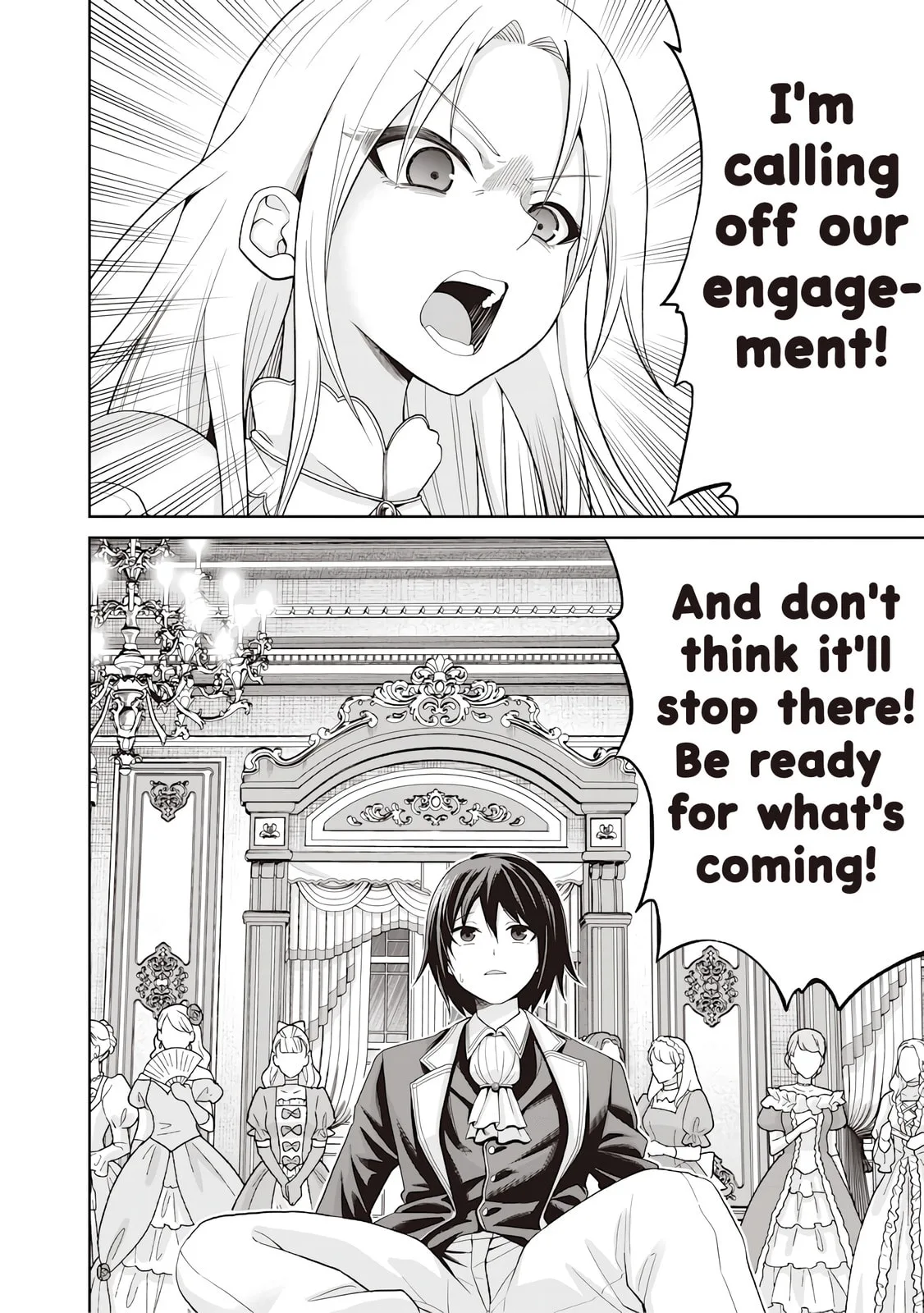 Dokushin Kizoku: Danjohi 1:99 Sekai no Akuyaku Reisoku Chapter 1 page 9