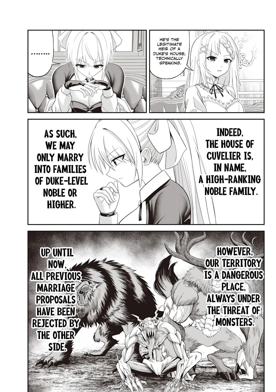 Dokushin Kizoku: Danjohi 1:99 Sekai no Akuyaku Reisoku Chapter 1 page 49