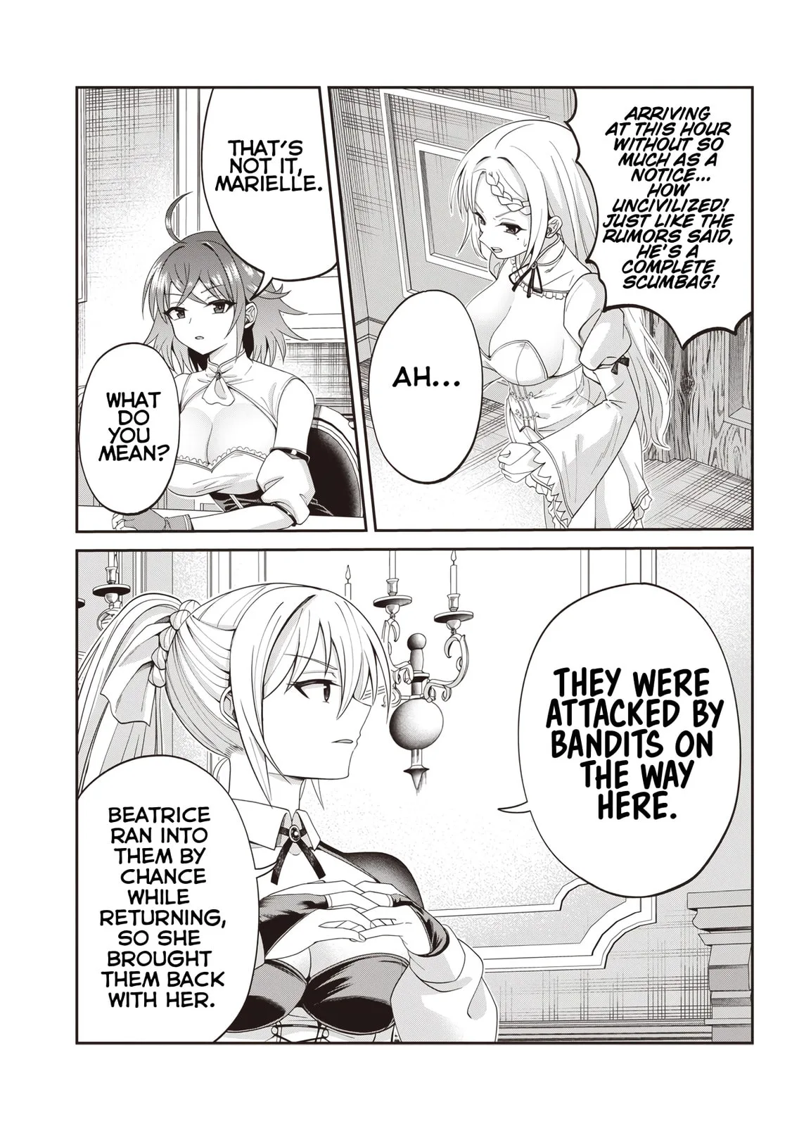 Dokushin Kizoku: Danjohi 1:99 Sekai no Akuyaku Reisoku Chapter 3.2 page 13