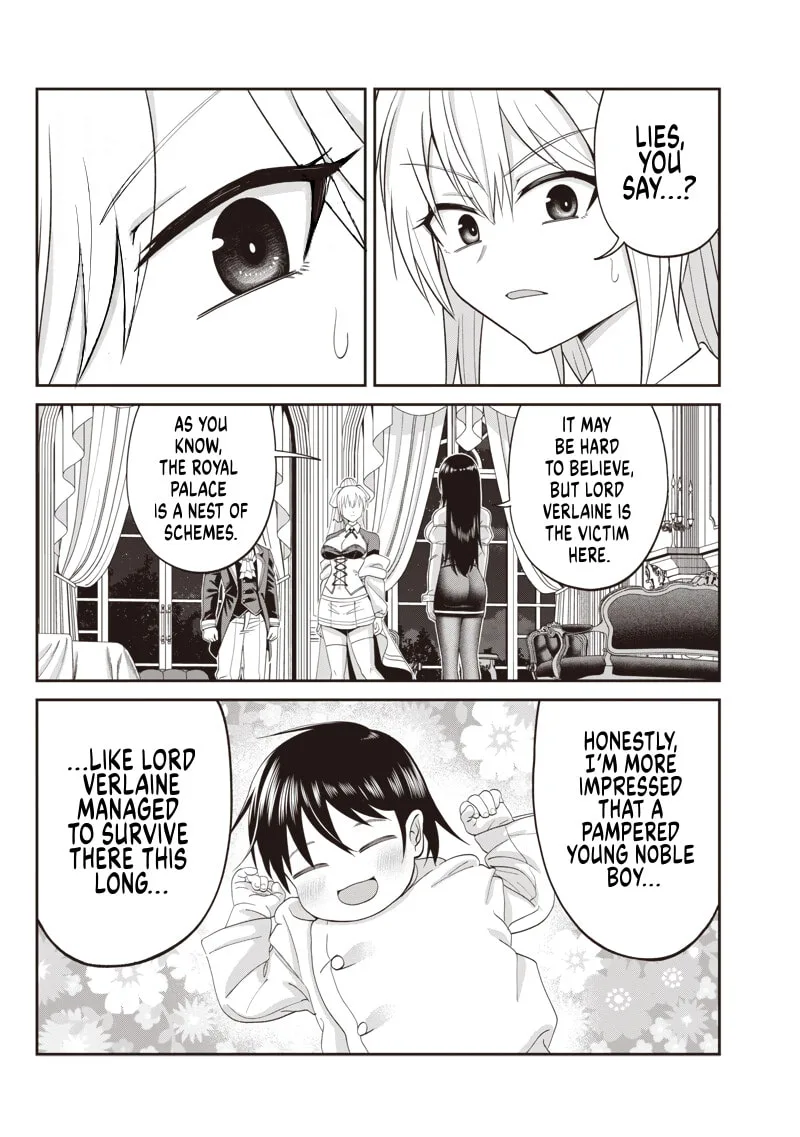 Dokushin Kizoku: Danjohi 1:99 Sekai no Akuyaku Reisoku Chapter 4.1 page 11