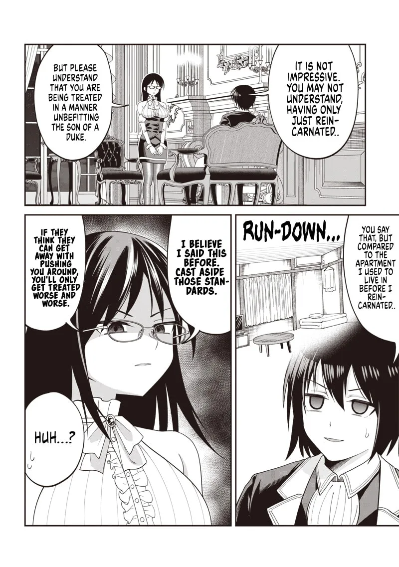 Dokushin Kizoku: Danjohi 1:99 Sekai no Akuyaku Reisoku Chapter 4.1 page 4