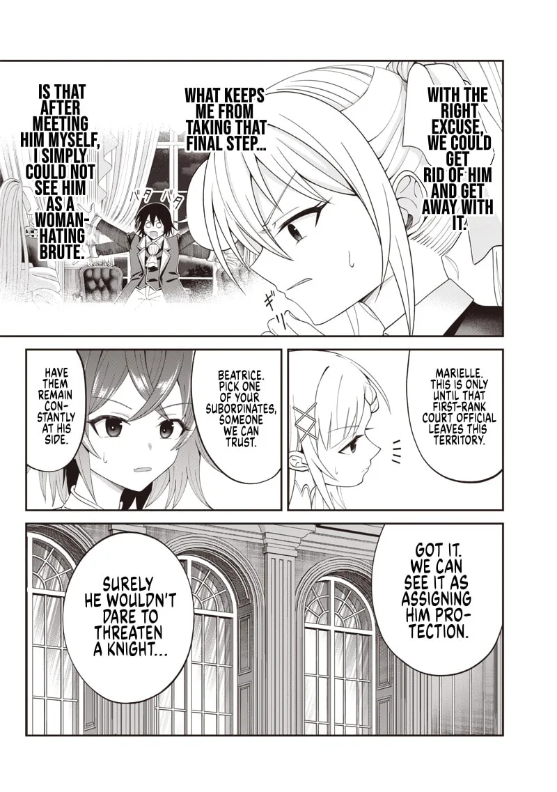 Dokushin Kizoku: Danjohi 1:99 Sekai no Akuyaku Reisoku Chapter 5.2 page 7