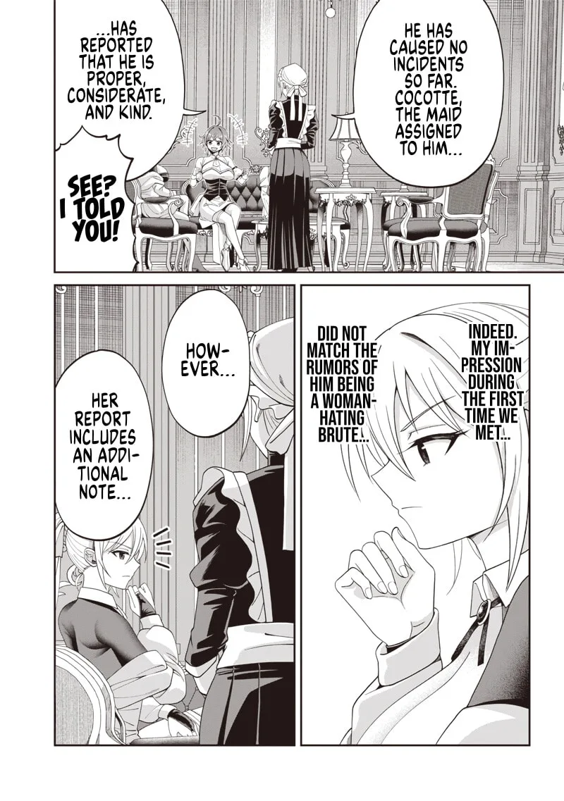 Dokushin Kizoku: Danjohi 1:99 Sekai no Akuyaku Reisoku Chapter 5.2 page 2
