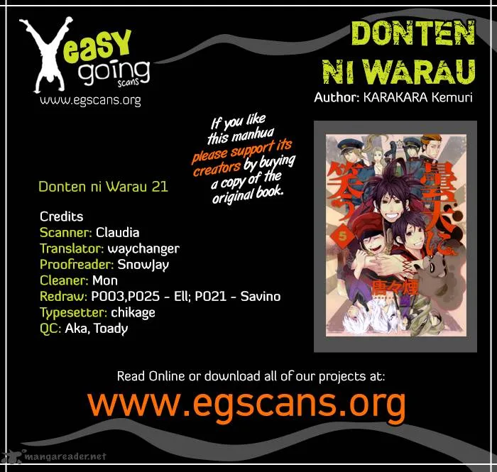 Donten ni Warau Chapter 21 page 1