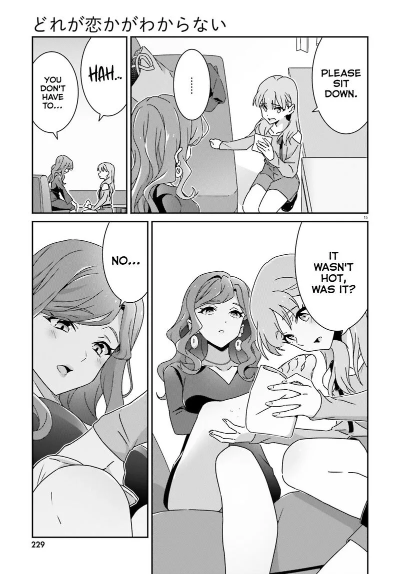 Dore ga Koi Ka ga Wakaranai Chapter 51 page 15