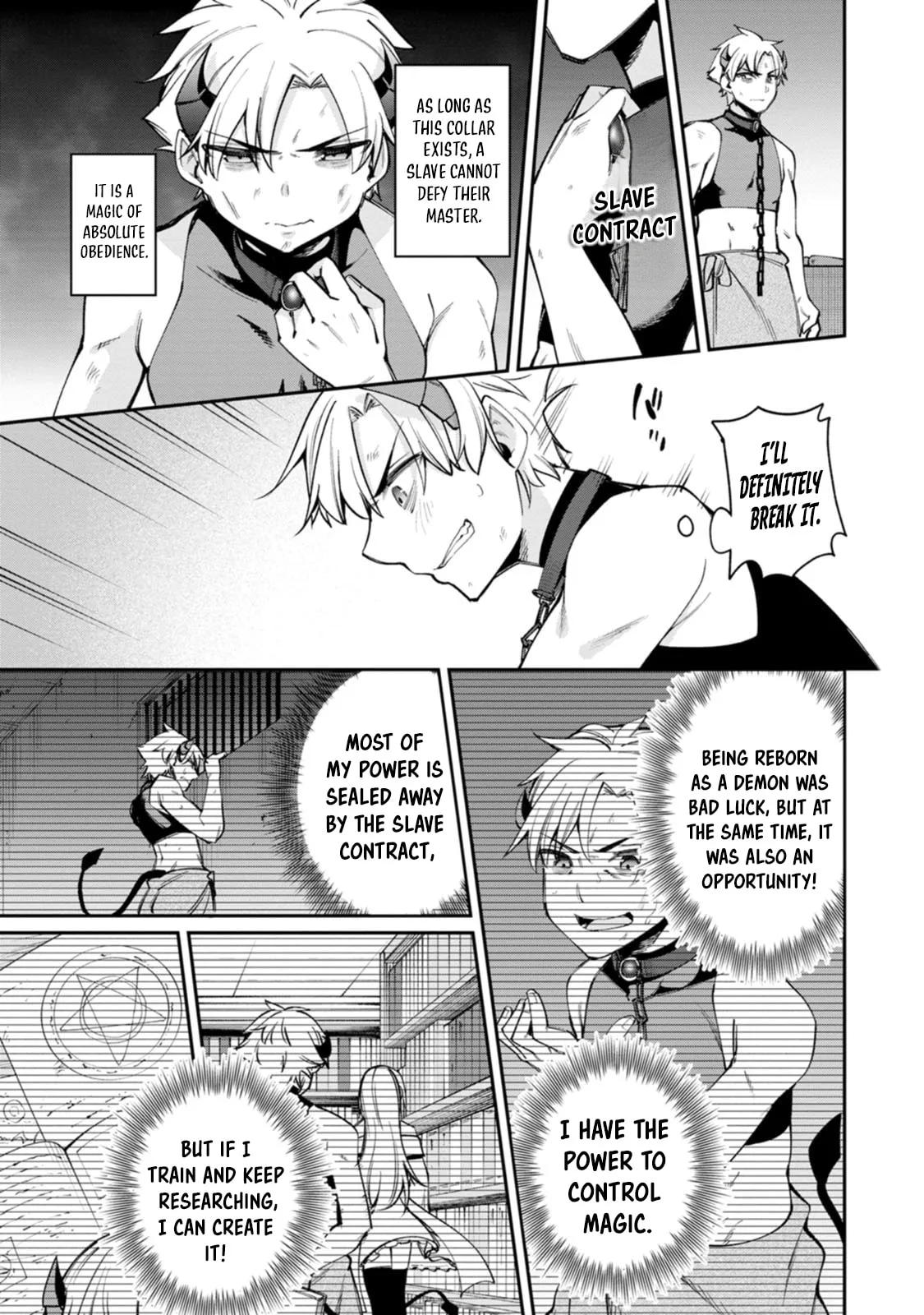 Dorei-gaeshi no Hangyaku Maou: Saijaku Shuzoku no Akuma ga Kindan Harem wo Kizuku made Chapter 1 page 23