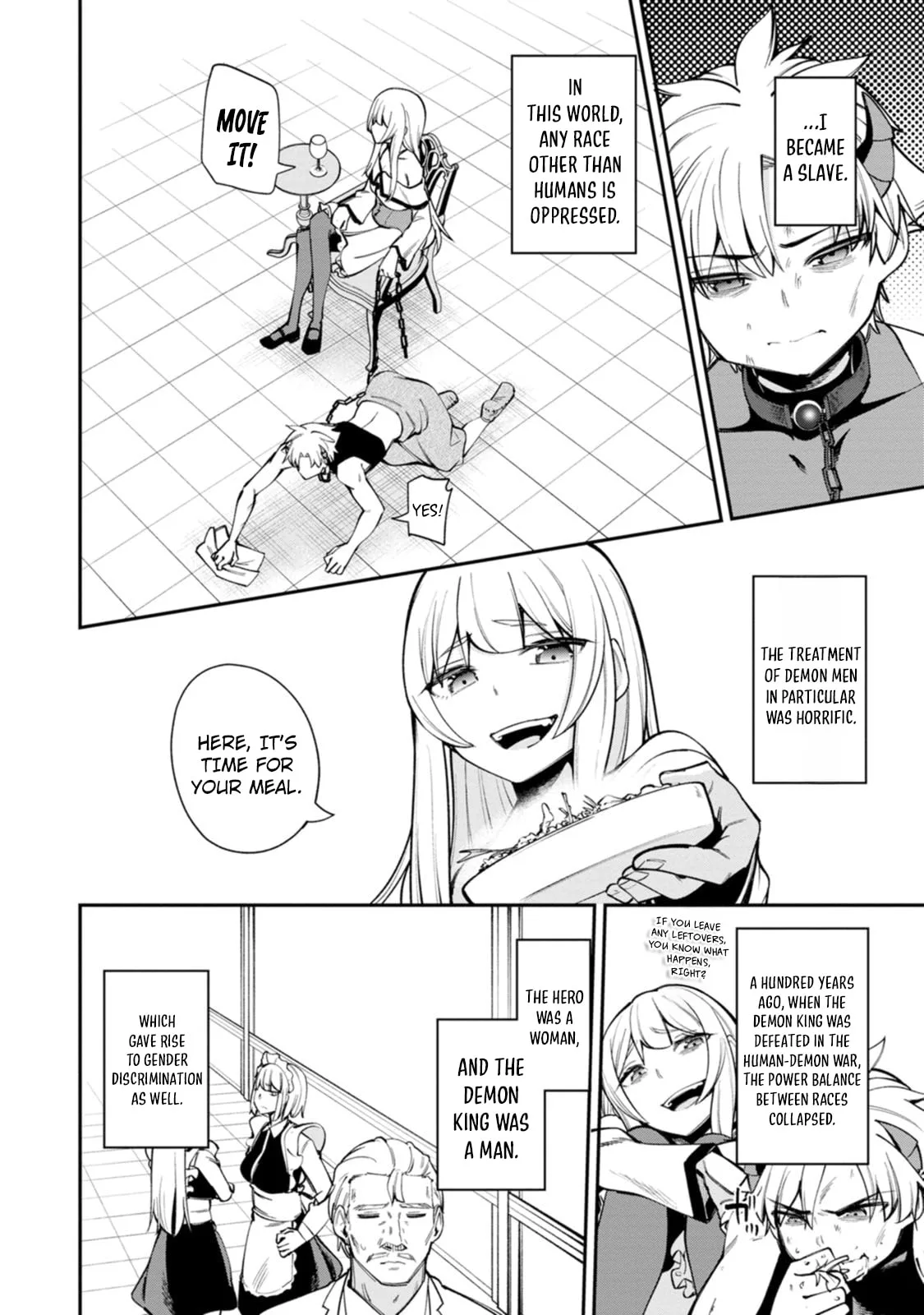 Dorei-gaeshi no Hangyaku Maou: Saijaku Shuzoku no Akuma ga Kindan Harem wo Kizuku made Chapter 1 page 20